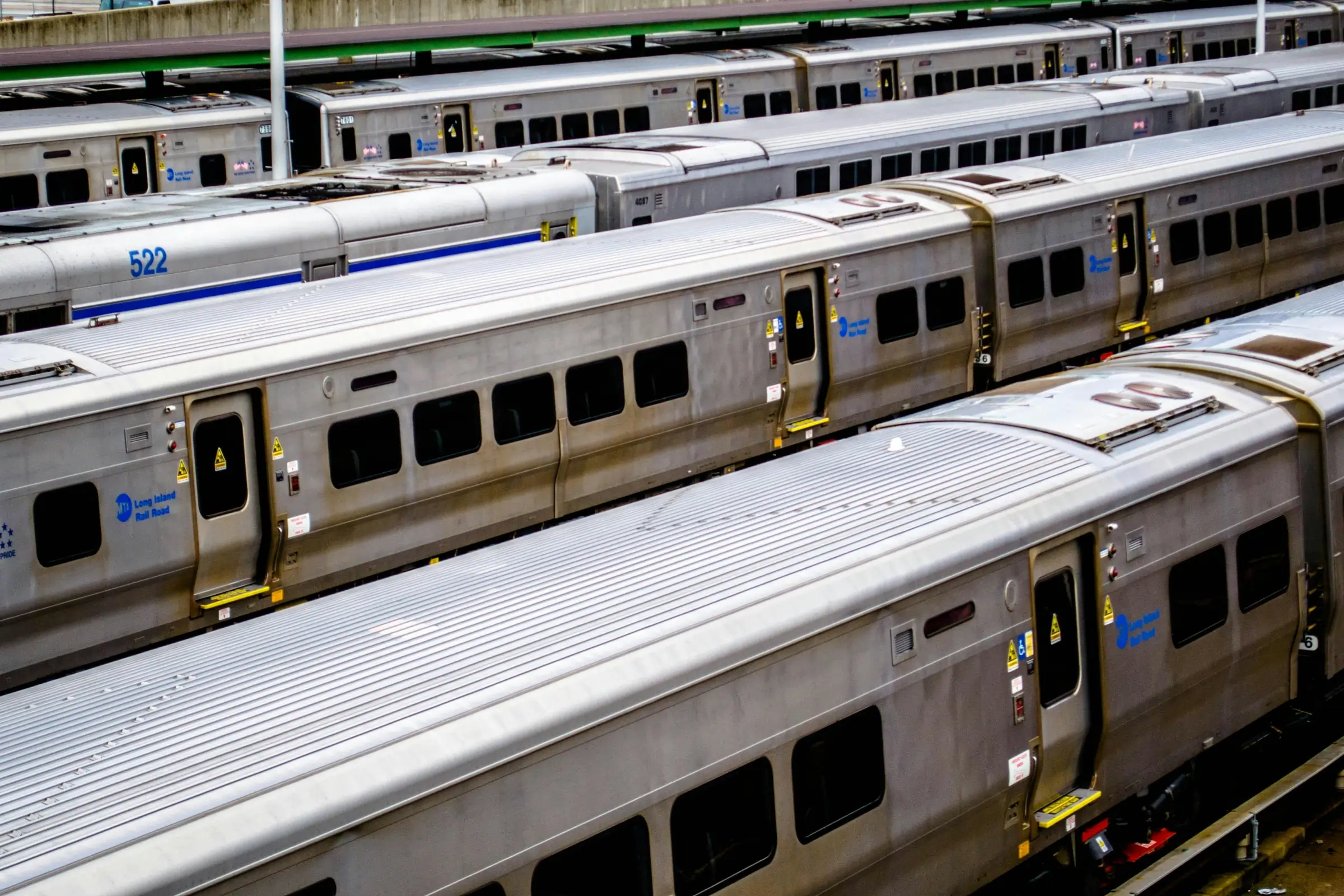 A Long Island Railroad rail yard